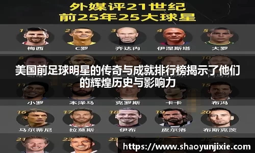 美国前足球明星的传奇与成就排行榜揭示了他们的辉煌历史与影响力